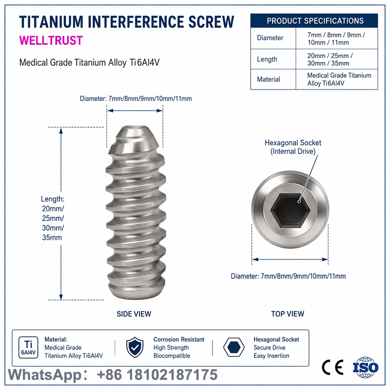 Titanium Interference Screw-02