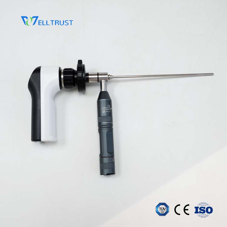 AGM W100 wireless endoscope camera system for arthroscopy with camera head and endoscope connection